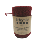 Coton macramé artemio 1,5 mm bordeaux