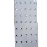 strass thermocollant 6 mm argenté
