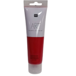 peinture acrylique rouge permanent