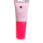peinture acrylique rouge fluo