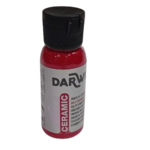 peinture céramiqe darwi rouge carmin