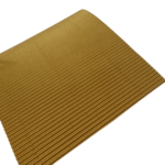 carton ondulé doré