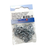 piton glorex argenté 12x5mm