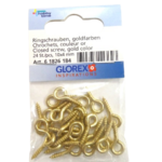 piton glorex doré 10 x 4 mm