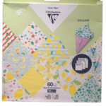 Papier origami clairefontaine fraicheur citron