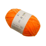 029 orange fluo Fil chenille nilli rico design