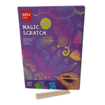 cartes à gratter colorées apli