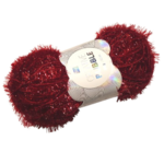 rouge foncé laine bubble rico design