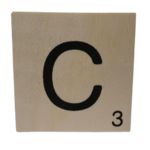 lettre scrabble C