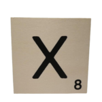 lettre scrabble X
