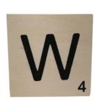 lettre scrabble W
