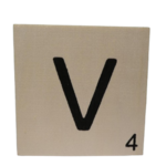 lettre scrabble V