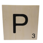 lettre scrabble P