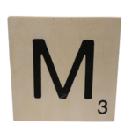 lettre scrabble M