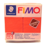 fimo leather corail