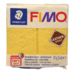 fimo leather jaune pastel