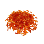 perles tube orange