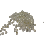 perles rocaille 4 mm blanc argenté