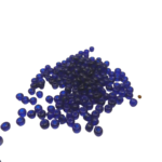 perles rocaille 4 mm bleu