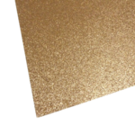 feuille pailleté rayher bronze