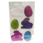 décor pâques oeufs et lapin