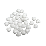 perles coeurs blanches