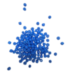 perles de rocaille 4 mm bleues