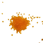perles miyuki transparente jaune or