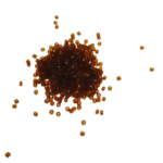 perles miyuki transparente marron