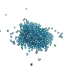 perles miyuki argentée bleu
