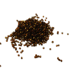 perles miyuki argentée marron