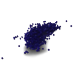 perles miyuki opaque bleu foncé