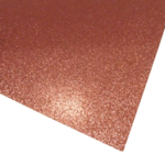 feuille pailleté Rayher corail