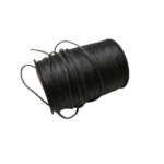 gris foncé Cordon micro macramé polyester ciré 0,8 mm