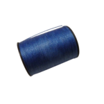 bleu Cordon micro macramé polyester ciré 0,8 mm