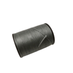 gris clair Cordon micro macramé polyester ciré 0,8 mm