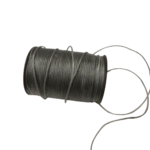 argent Cordon micro macramé polyester ciré 0,8 mm