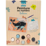 peinture numéro enfant baleine