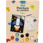 peinture numéro enfant fusée