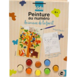 peinture numéro enfant forêt