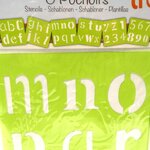 pochoirs alphabet avenue mandarine