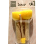 tampons bois mousse