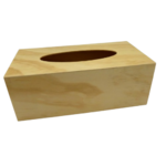 boîte mouchoirs rectangulaire en bois