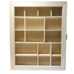 vitrine en bois