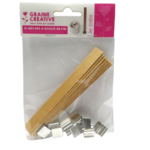 mèches bougies en bois