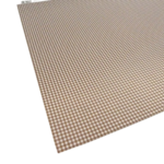 feuille scrapbooking vichy marron