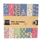 feuilles kawai 15 x 15 cm