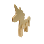 licorne en bois