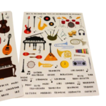 gommettes musique