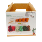 kit laine à carder cactus graine creative